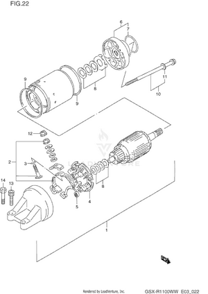 Starting Motor Schematic