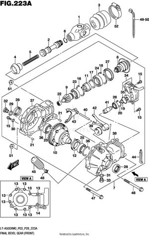 Final Bevel Gear (front) Schematic