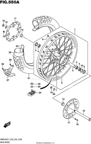 Rear Wheel Schematic