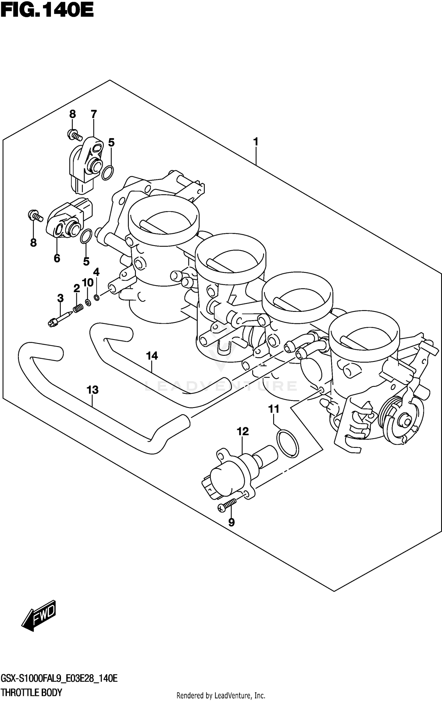 THROTTLE BODY (GSX-S1000FYAL9 E28)