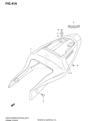 Frame Cover (gsx-r1000k4) Schematic