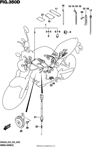 Wiring Harness (sv650al9 E33) Schematic