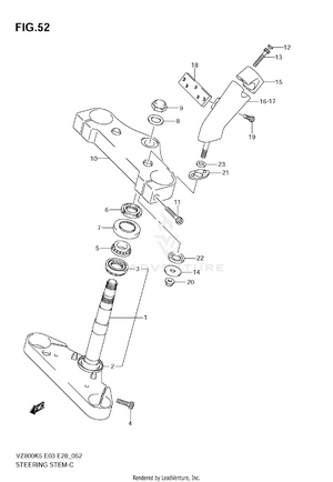 Steering Stem Schematic