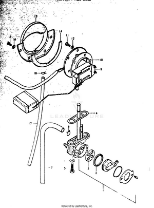 Fuel Cock - Fuel Gauge Schematic