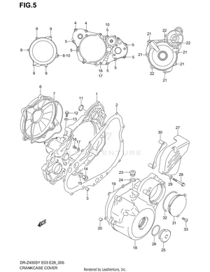 Crankcase Cover Schematic
