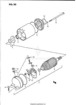 Starting Motor Schematic