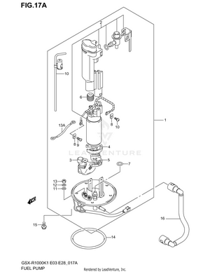 Fuel Pump (model K2) Schematic