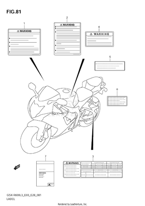 Label (gsx-r600l3 E03) Schematic