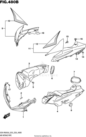 Air Intake Pipe (ajp) Schematic