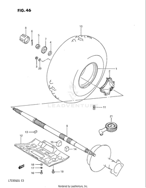 Rear Wheel (right) Schematic