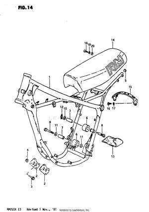 Frame - Seat Schematic