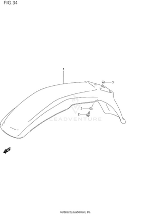Front Fender Schematic