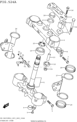 Steering Stem Schematic