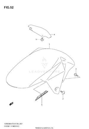 Front Fender Schematic