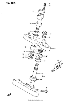 Steering Stem (model T) Schematic