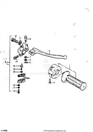 Rh Handle Switch (gs400xc) Schematic