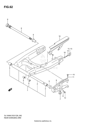 Rear Swinging Arm Schematic