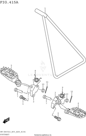 Footrest Schematic