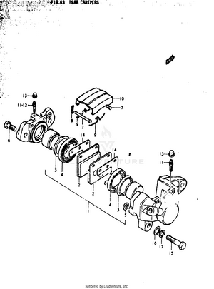 Rear Caripers Schematic