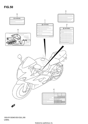 Warning Label Schematic