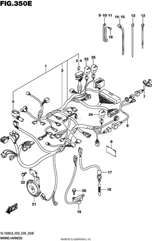 Wiring Harness (vl1500tl8 E03) Schematic