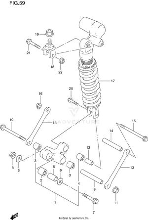 Rear Cushion Lever Schematic