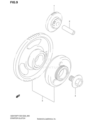Starter Clutch Schematic