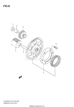 Starter Clutch Schematic