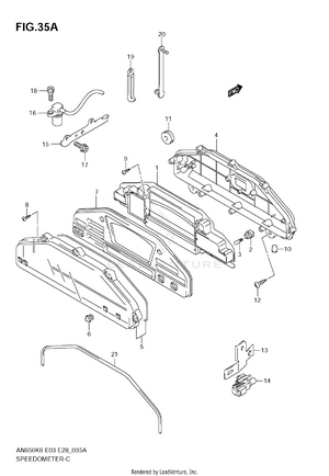 Speedometer (an650ak7/ak8/ak9) Schematic