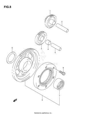 Starter Clutch Schematic