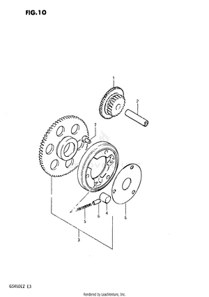 Starter Clutch Schematic