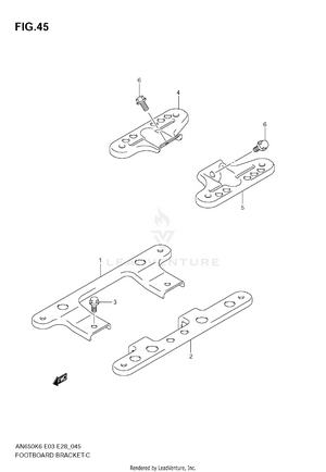 Footboard Bracket Schematic