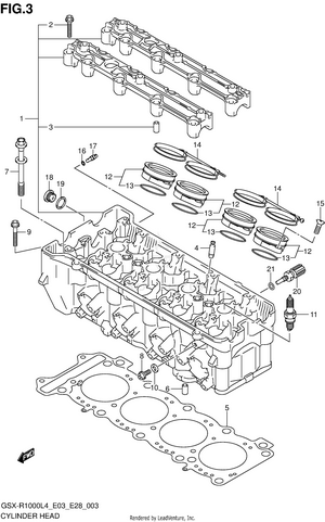 Cylinder Head Schematic
