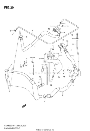 Radiator Hose Schematic