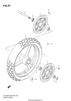 Front Wheel Schematic