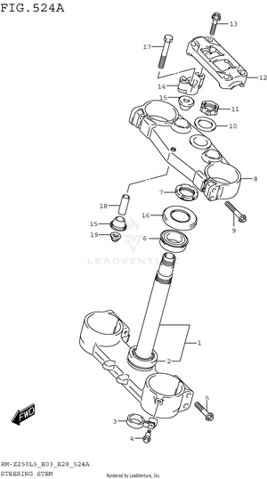 Steering Stem Schematic