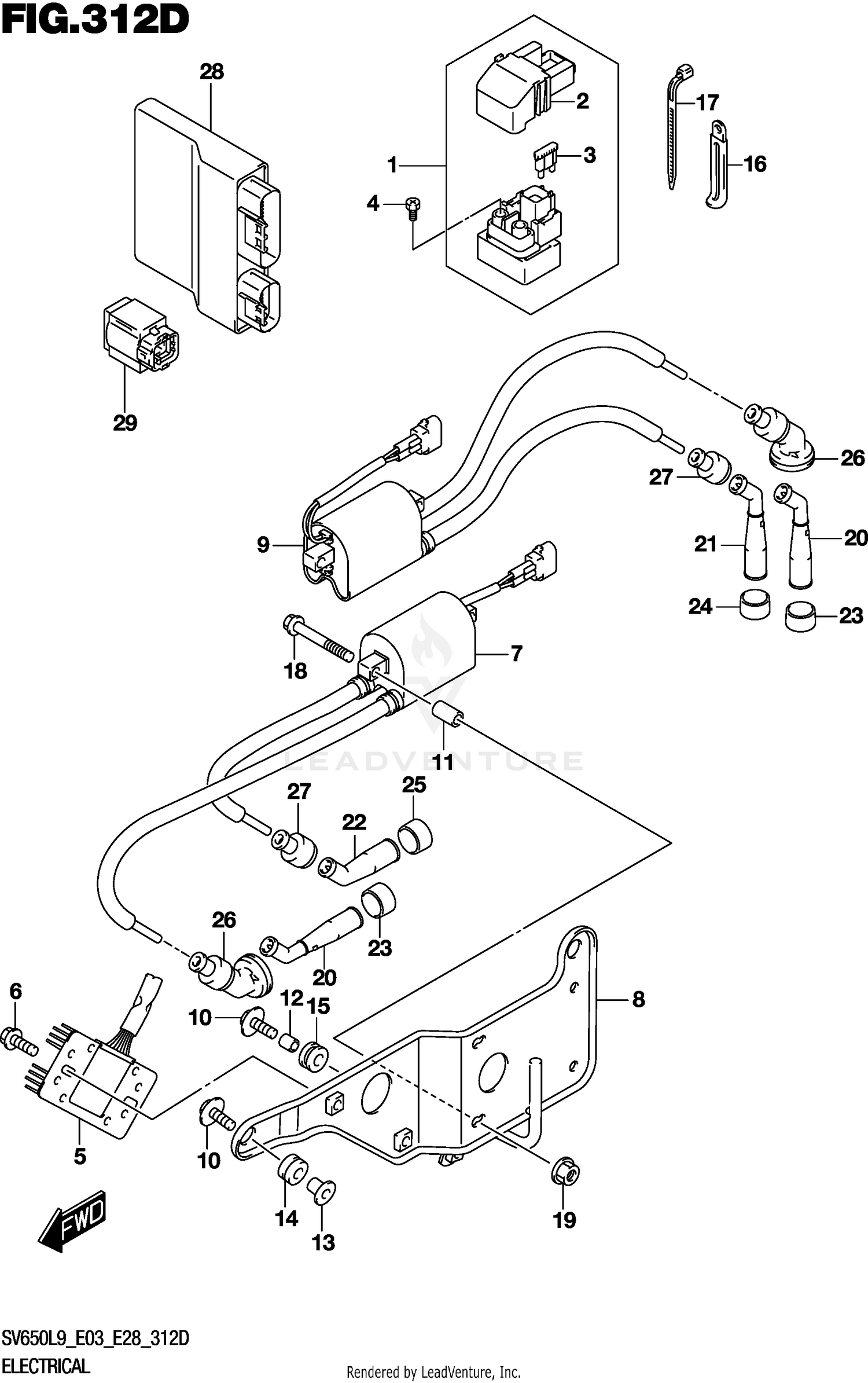 ELECTRICAL (SV650AL9 E33)