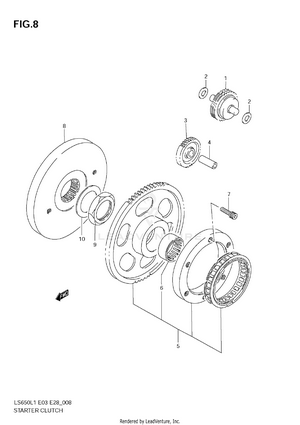 Starter Clutch Schematic