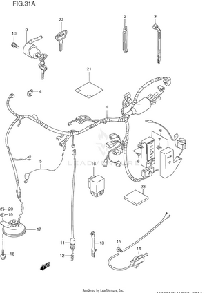 Wiring Harness (model T/v) Schematic