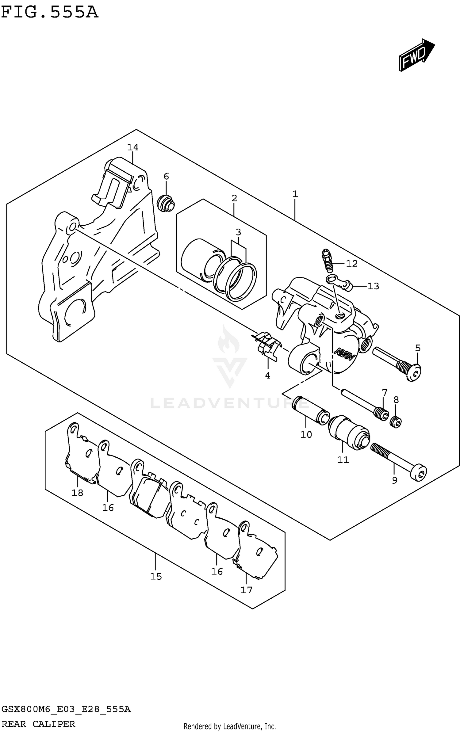 REAR CALIPER