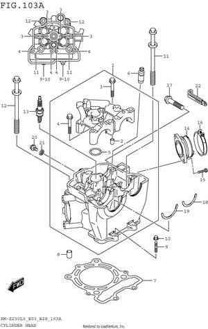 Cylinder Head Schematic