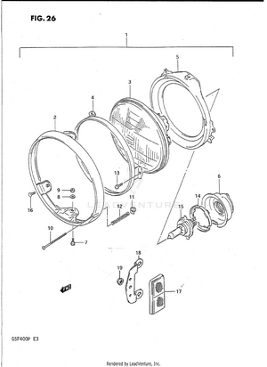 Headlamp (model M/n) Schematic