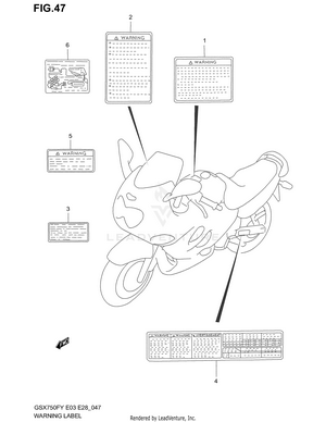 Warning Label Schematic