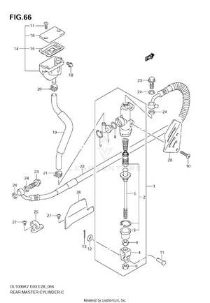 Rear Master Cylinder Schematic