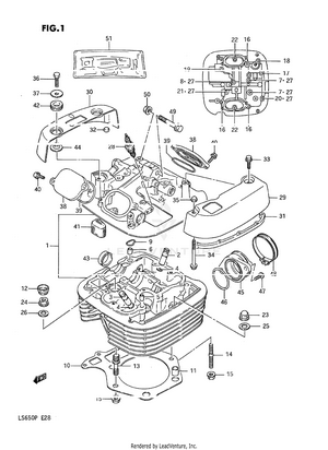 Cylinder Head Schematic