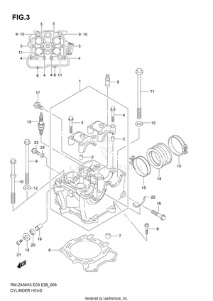 Cylinder Head Schematic
