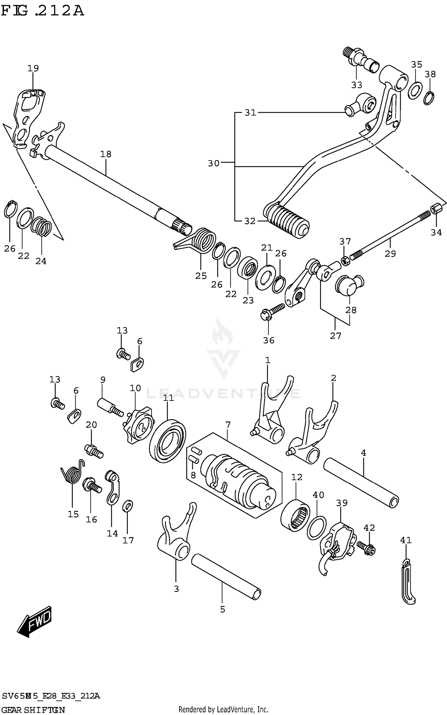 GEAR SHIFTING (SV650A)