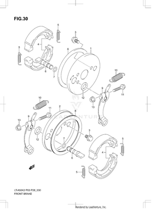 Front Brake Schematic