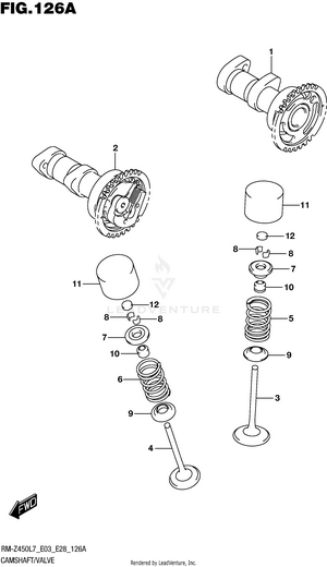 Camshaft/valve Schematic