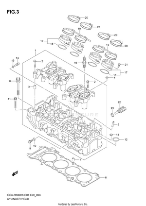 Cylinder Head Schematic